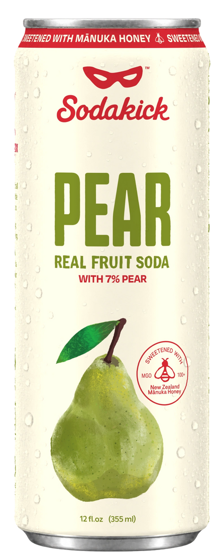 Sodakick Pear can