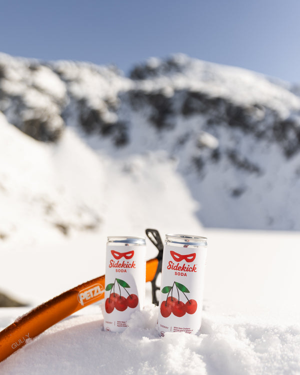 Sidekick Soda on the Rimutaka Incline — honey-sweetened real fruit soda