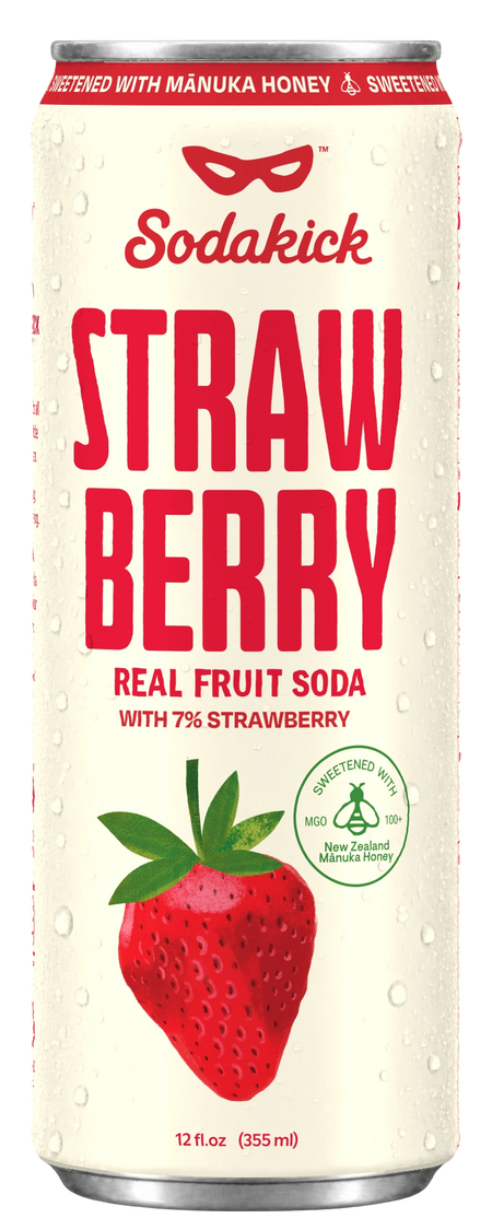 Sodakick Strawberry can